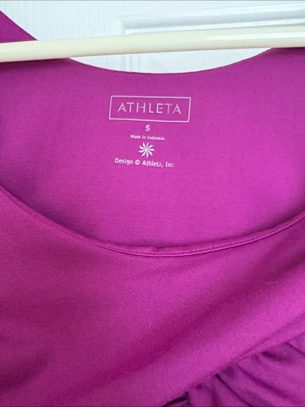 Athleta Purple Ruched Tank Dress